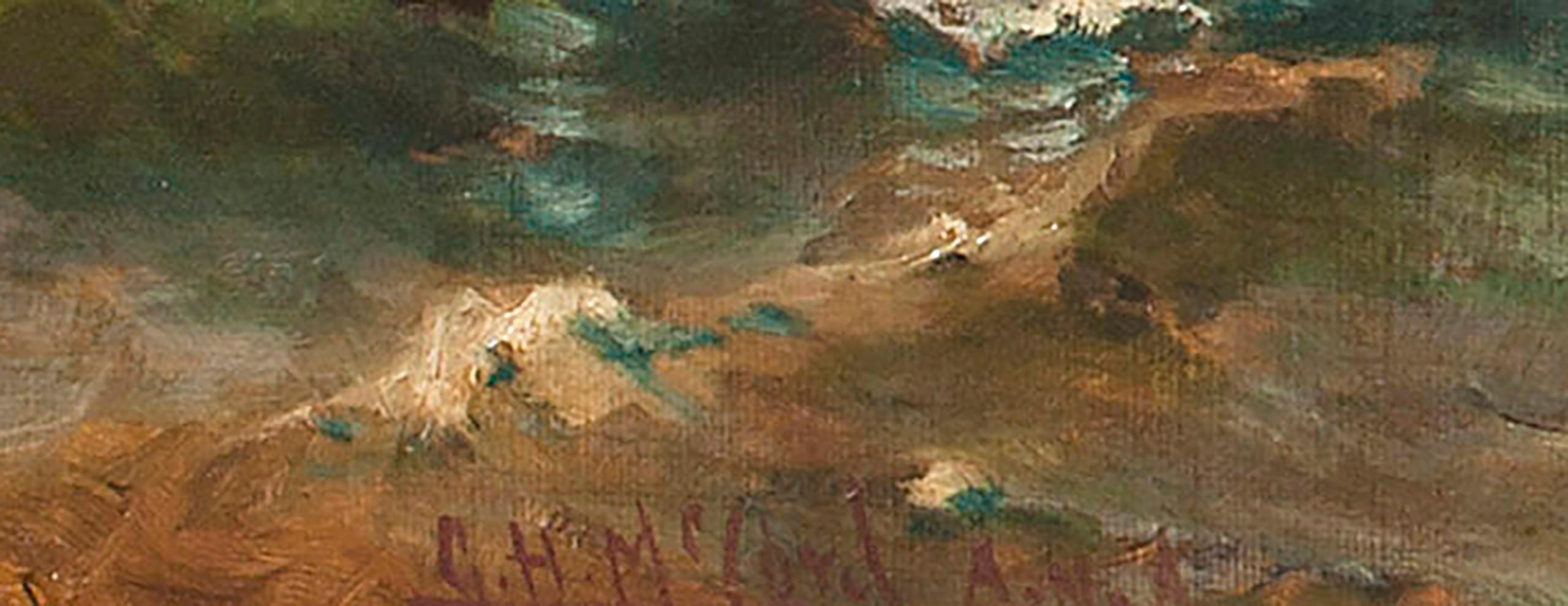 Paysage marin de George Herbert McCord (Américain, 1848-1909) en vente 3
