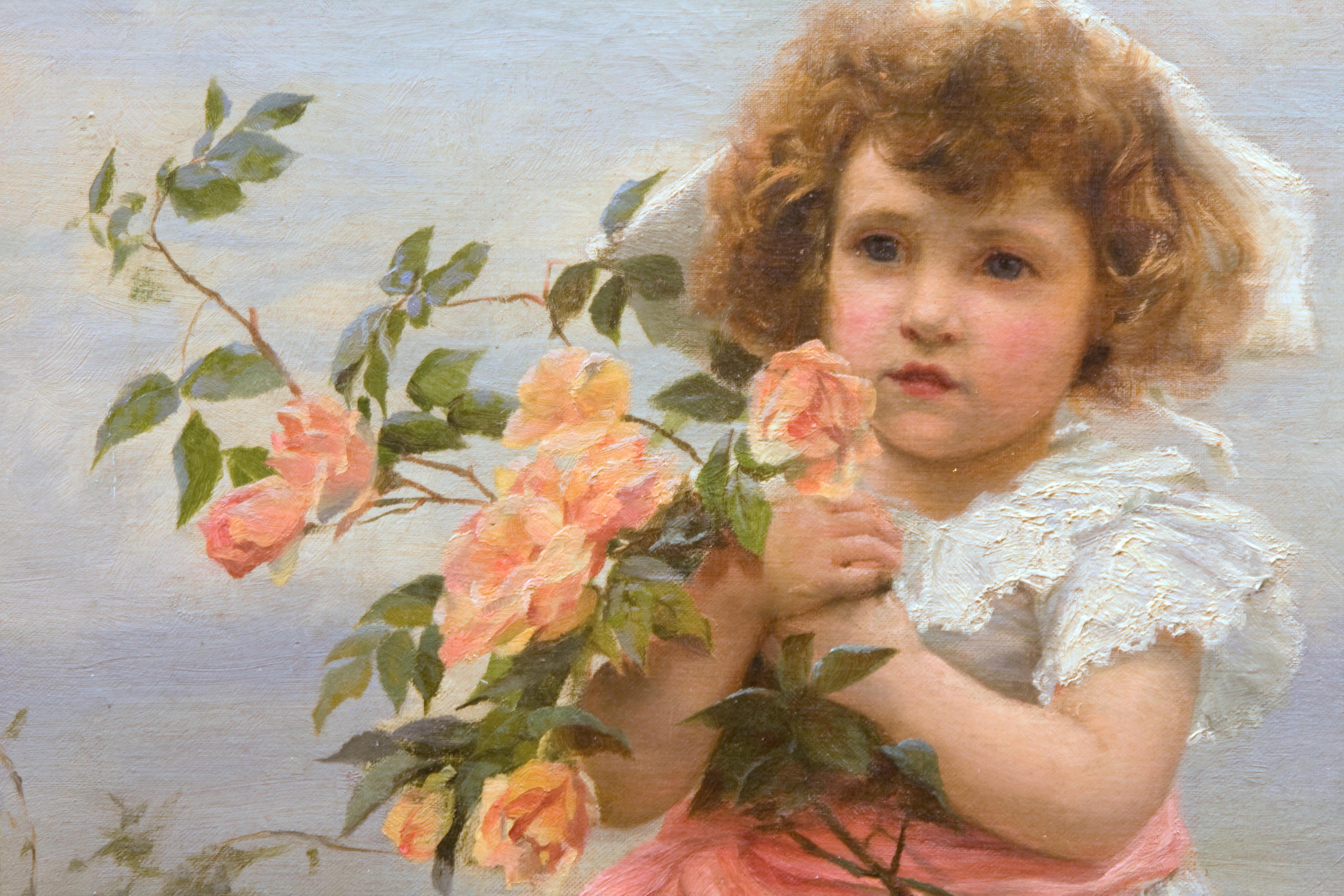 Süße Rosen – Painting von George Hillyard Swinstead