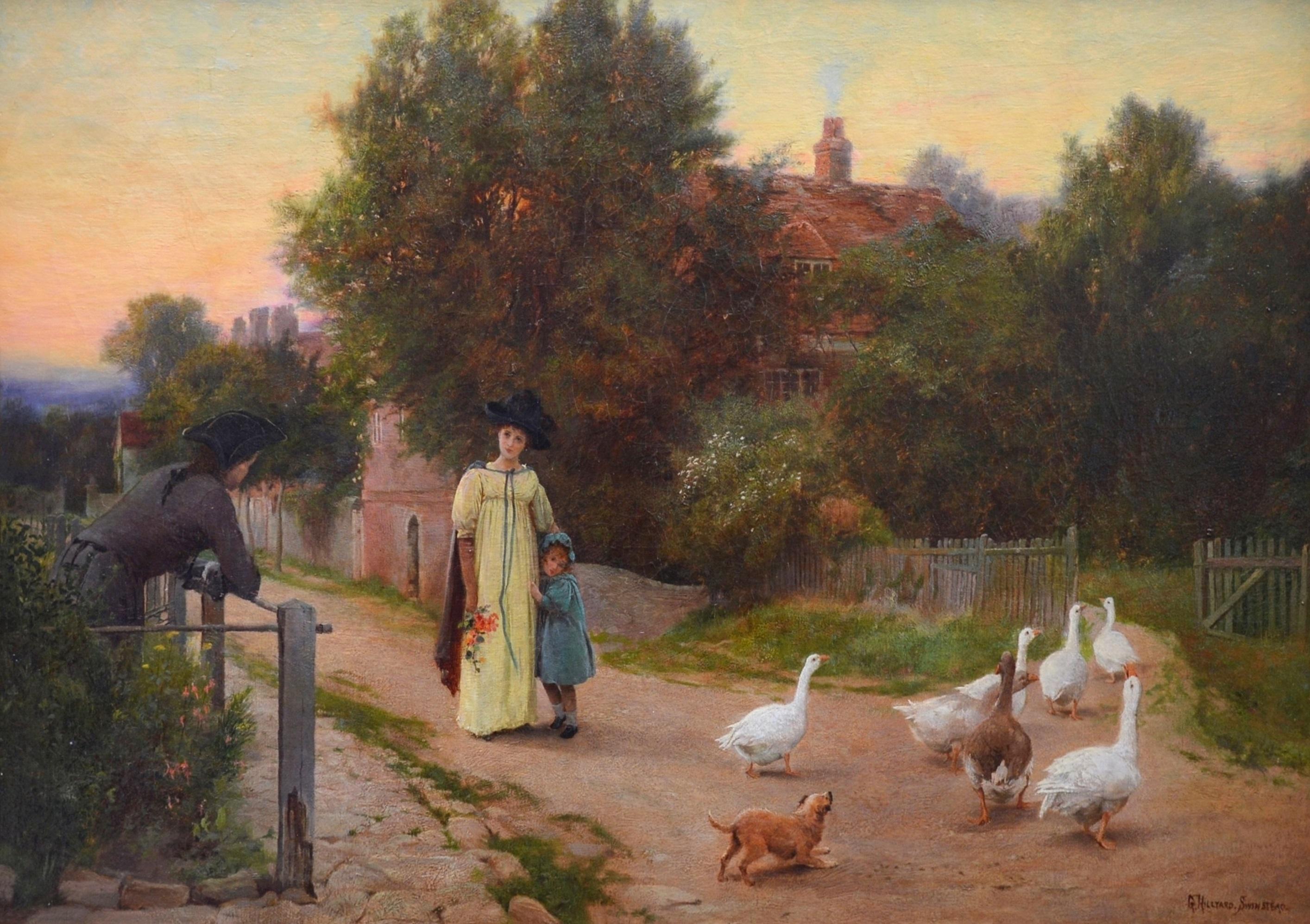 George Hillyard Swinstead - Half Afraid - 19th Century Royal Academy ...