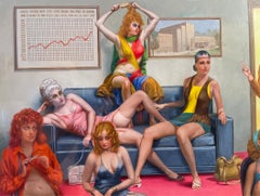 Brothel, Groovy Harem with Courtesan, Concubine, Paramour, Playboy Magazine