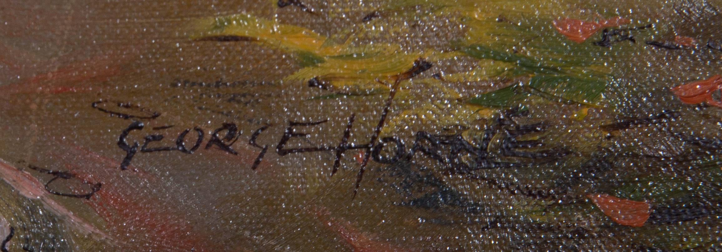 George Horne - 1975 Olio, La vecchia fucina, Branscombe 4
