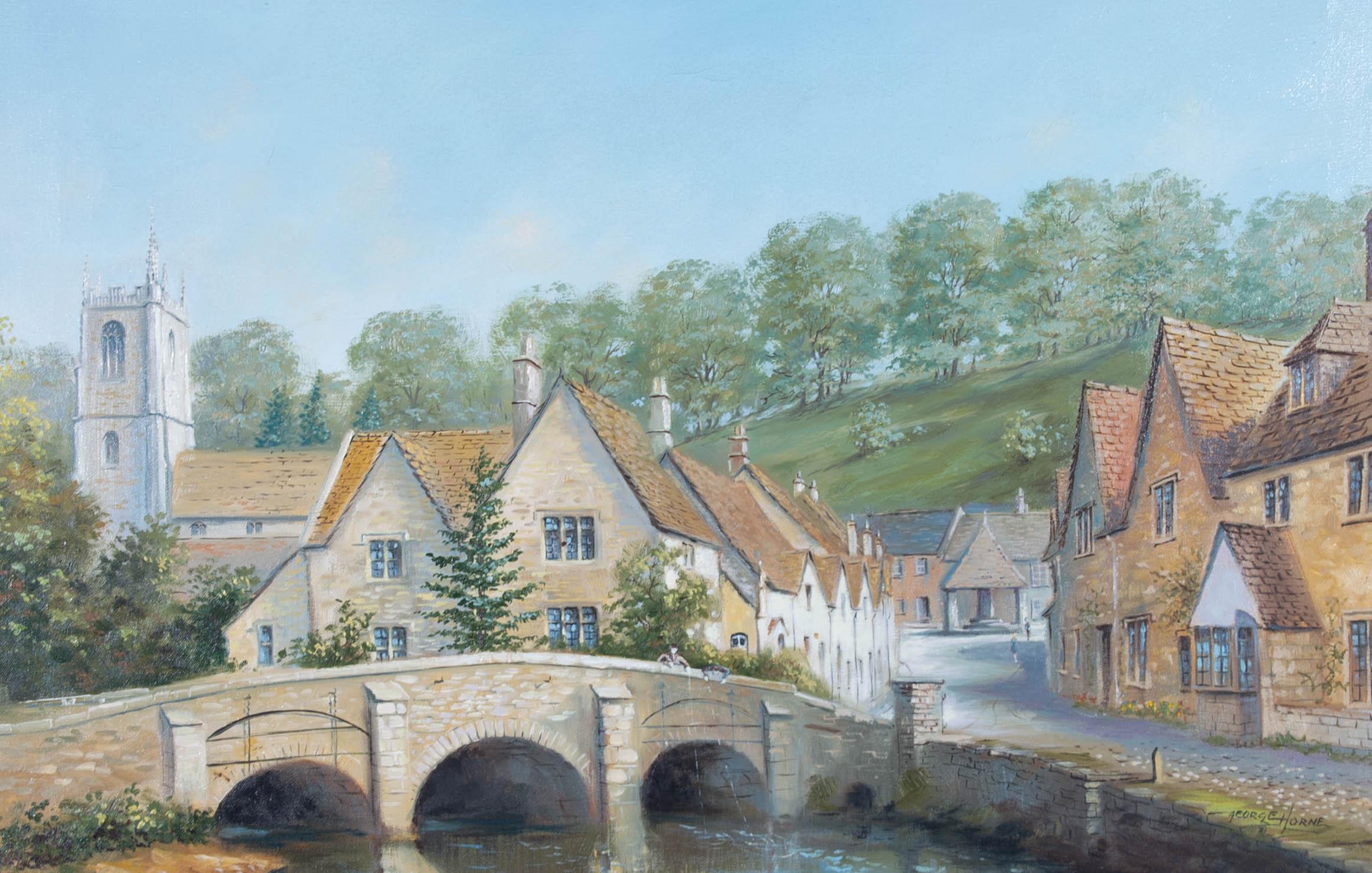 George Horne - Huile du XXe siècle, Combe de château 2