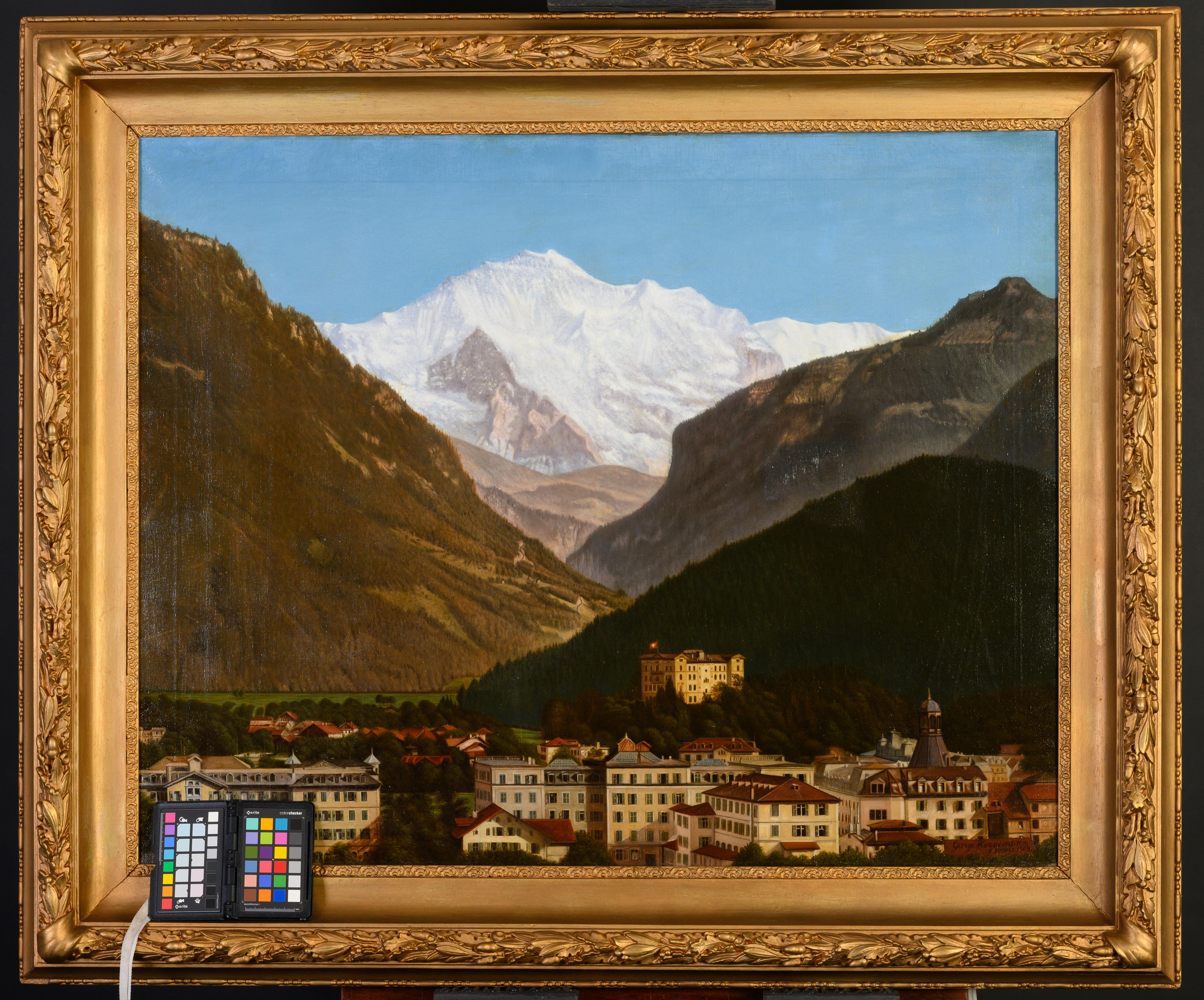 Interlaken Svizzera - Painting di George Hornemann