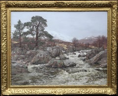 Above Loch Fyne - Scottish Impressionist Glasgow Boy oil painting landscape  