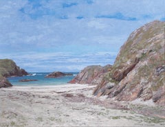 The West Coast Impressionist Landscape Beach Scene painting of Scotland