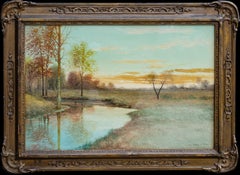 New England Watercolor by American Artist George Howell Gay