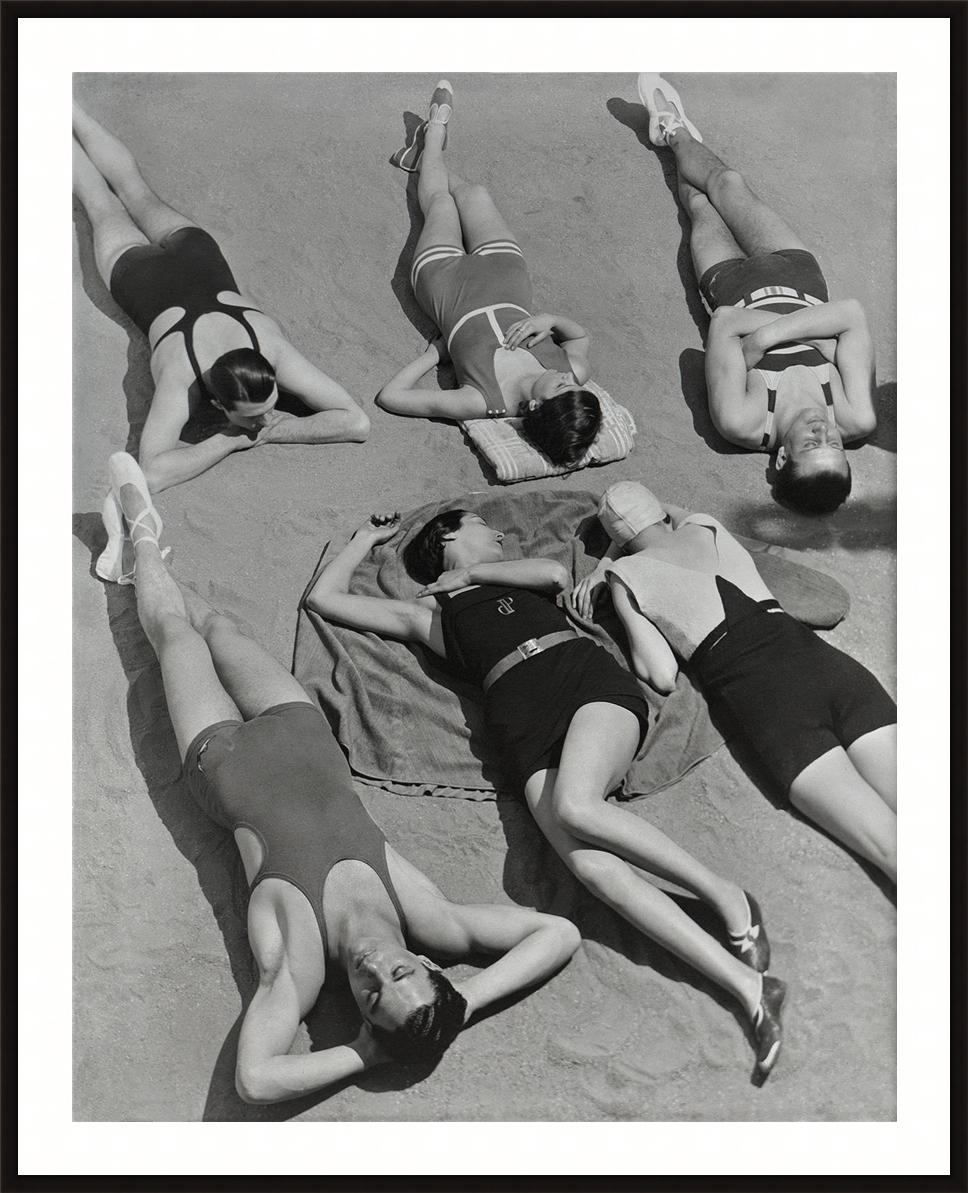 Beachwear by Patou, Molyneux & Yrande (Horst with Models) - Photograph by George Hoyningen-Huene