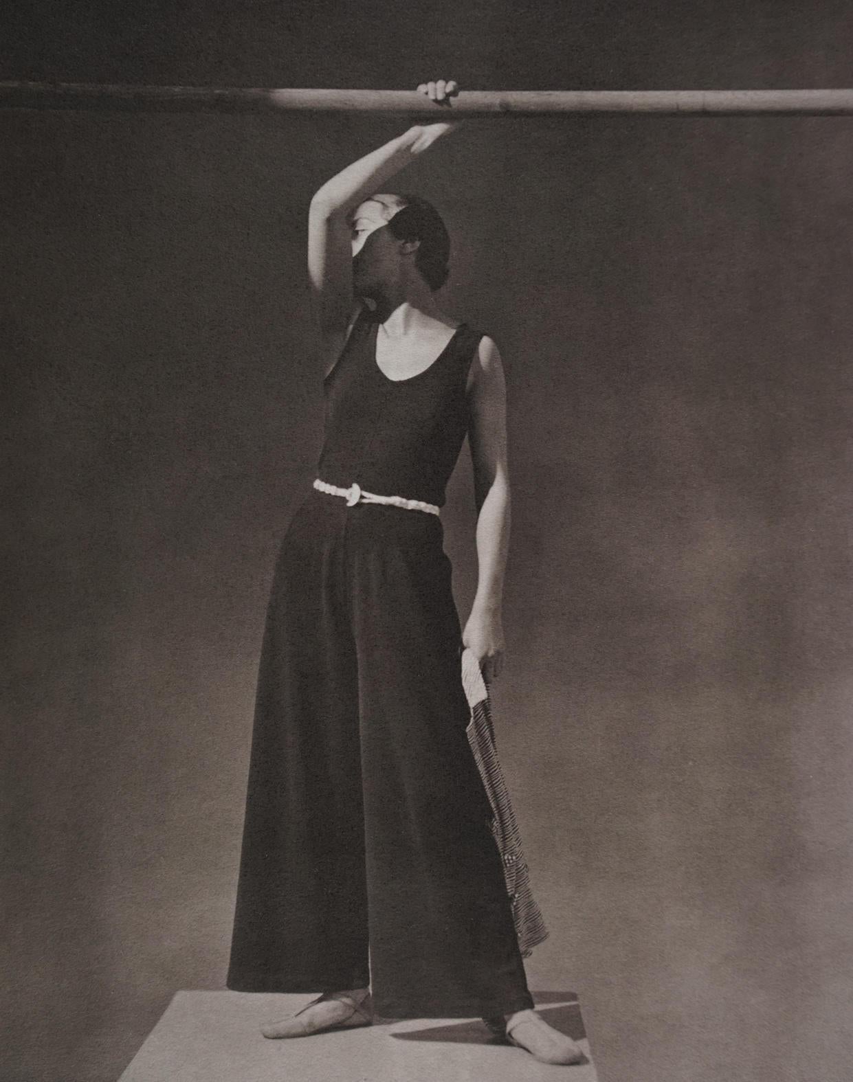 George Hoyningen-Huene Black and White Photograph - Simone Demaria, Schiaparelli Beachwear, Paris