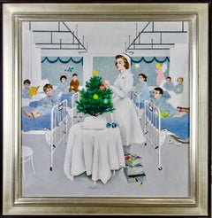 Le service de pédiatrie à Noël, Post Cover