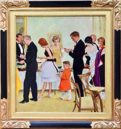 Dinner Party, Saturday Evening Post Cover, November 1961