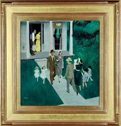 I chiamanti della domenica pomeriggio, copertina del Saturday Evening Post, 17 giugno 1950