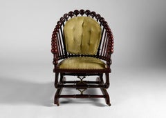 George Hunzinger, Lollipop Platform Rocking Chair, United States, circa 1880