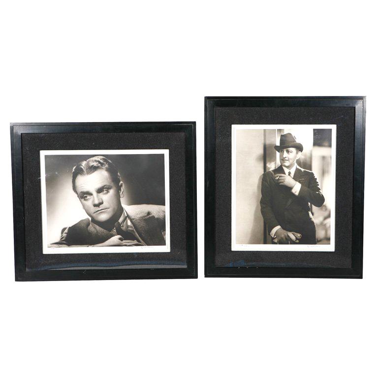 George Hurrell Photographs of James Cagney and John Barrymore For Sale
