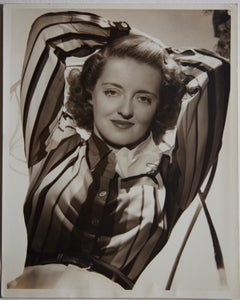 Bette Davis - George Hurrell Photographie Hollywoodienne Vintage 1940
