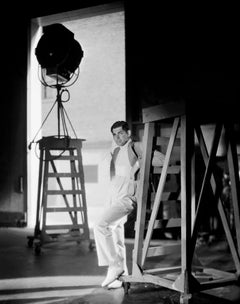 Clark Gable Posed on Sound Stage Globe Photos Fine Art Print