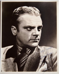 James Cagney - George Hurrell Hollywood Art Photographie 1940 autographiée
