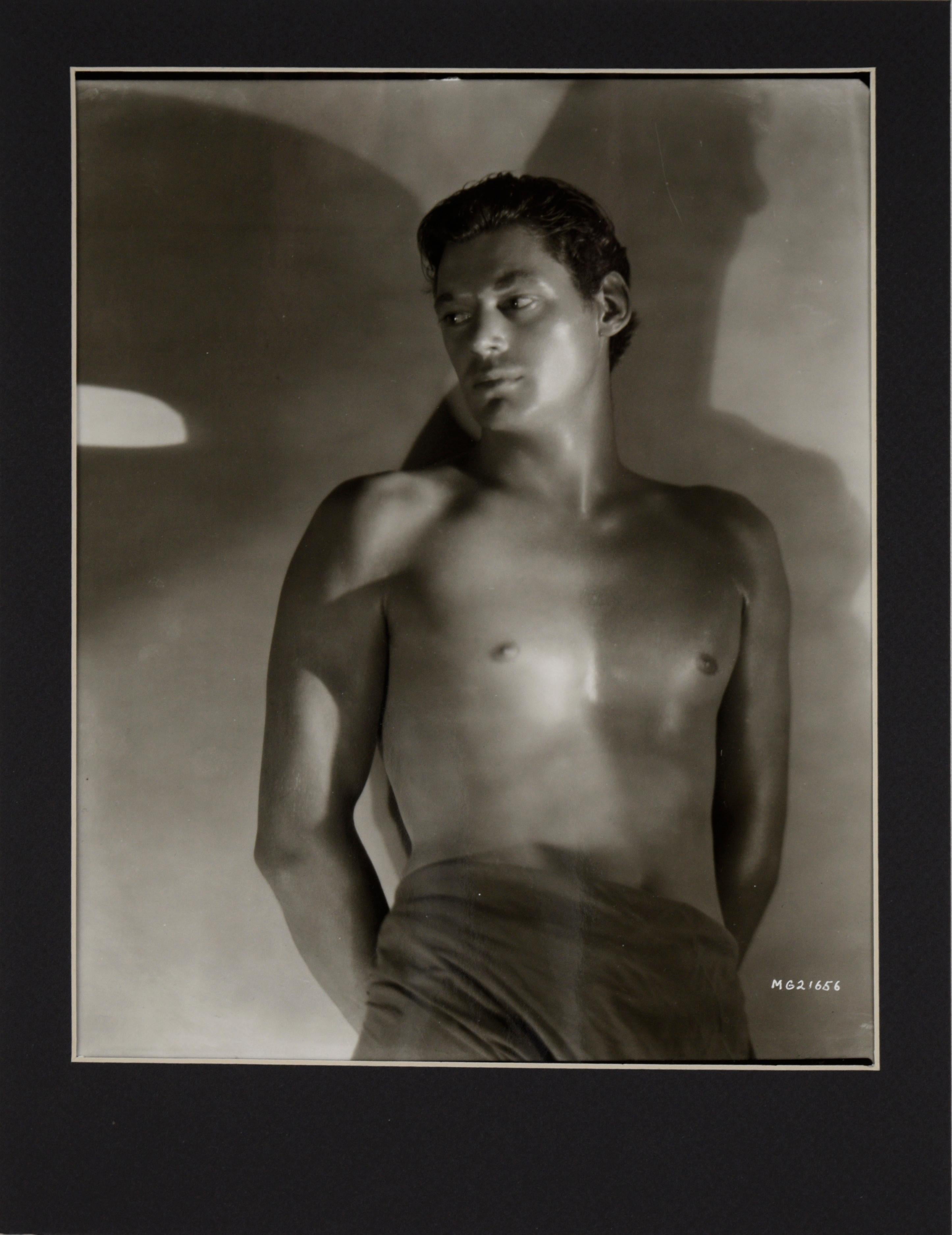 Original Black and White Photograph of Johnny Weissmuller