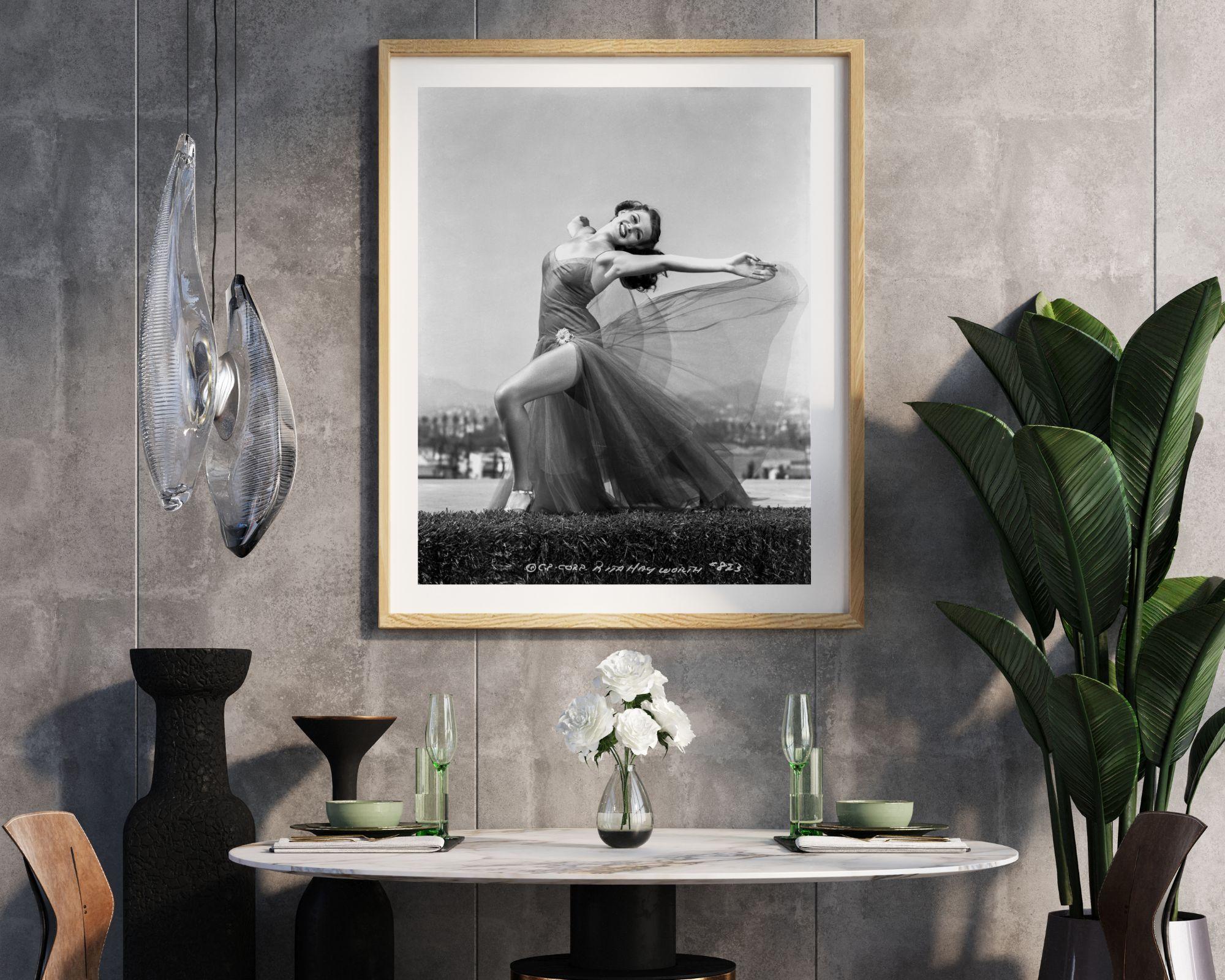 Rita Hayworth Posed in Gown - Photograph by George Hurrell