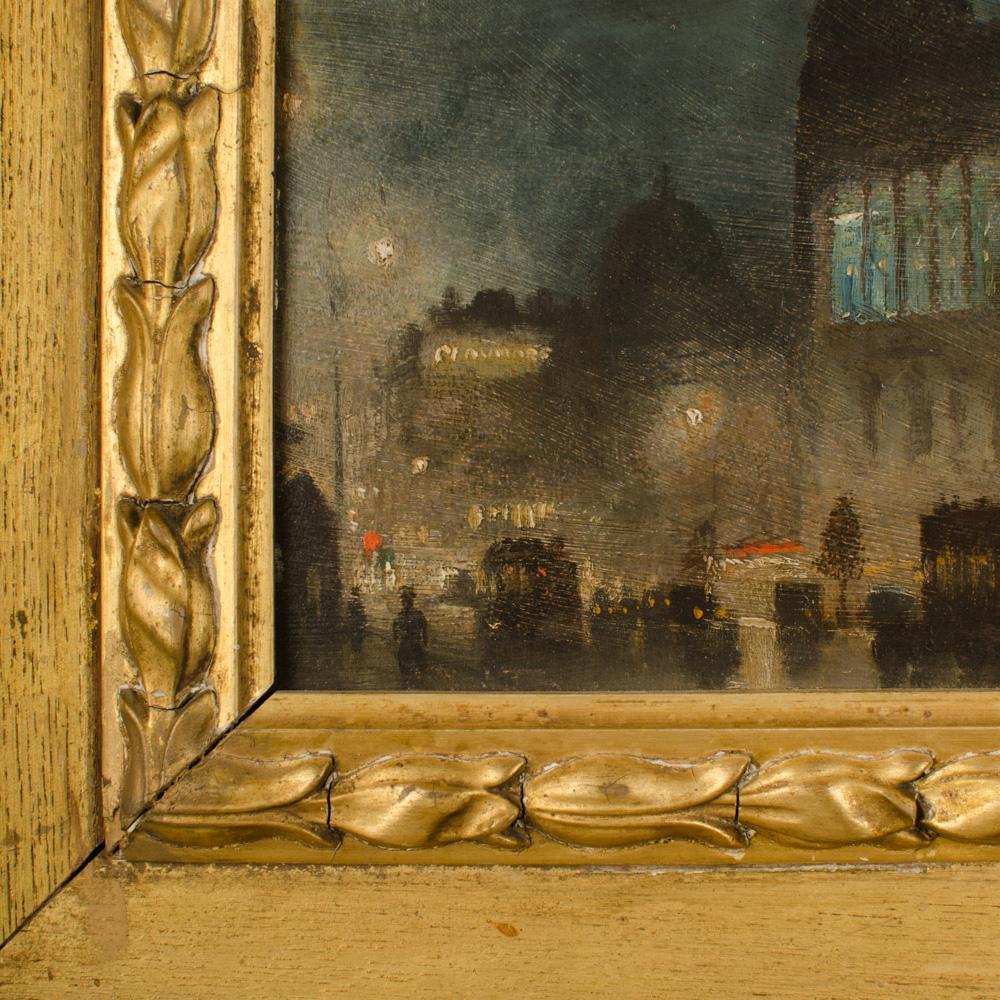 English George Hyde Pownall (British/Australian, 1876 - 1932) The Gaiety Theatre Oil Pai