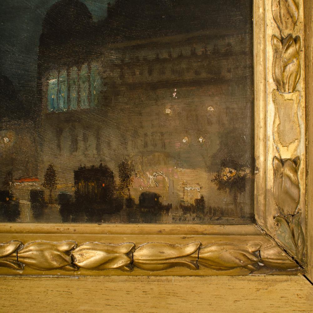 George Hyde Pownall (British/Australian, 1876 - 1932) The Gaiety Theatre Oil Pai In Good Condition In Philadelphia, PA