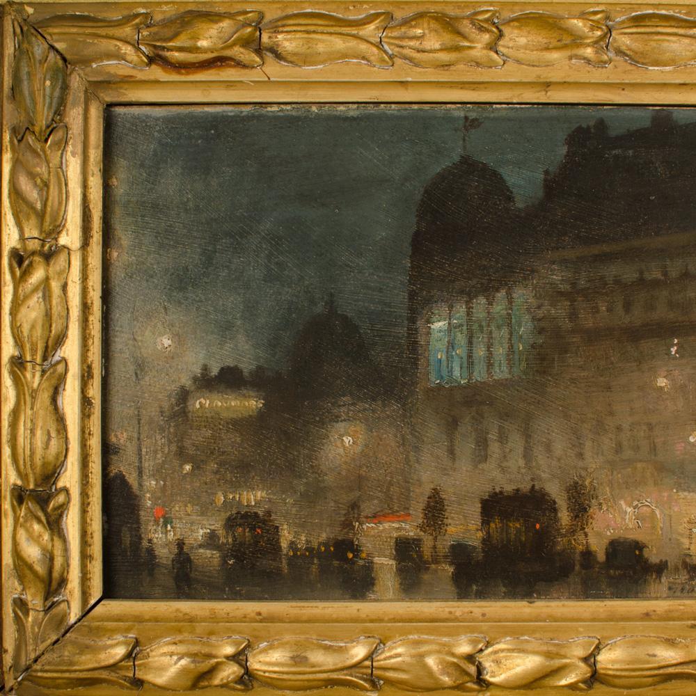 Wood George Hyde Pownall (British/Australian, 1876 - 1932) The Gaiety Theatre Oil Pai