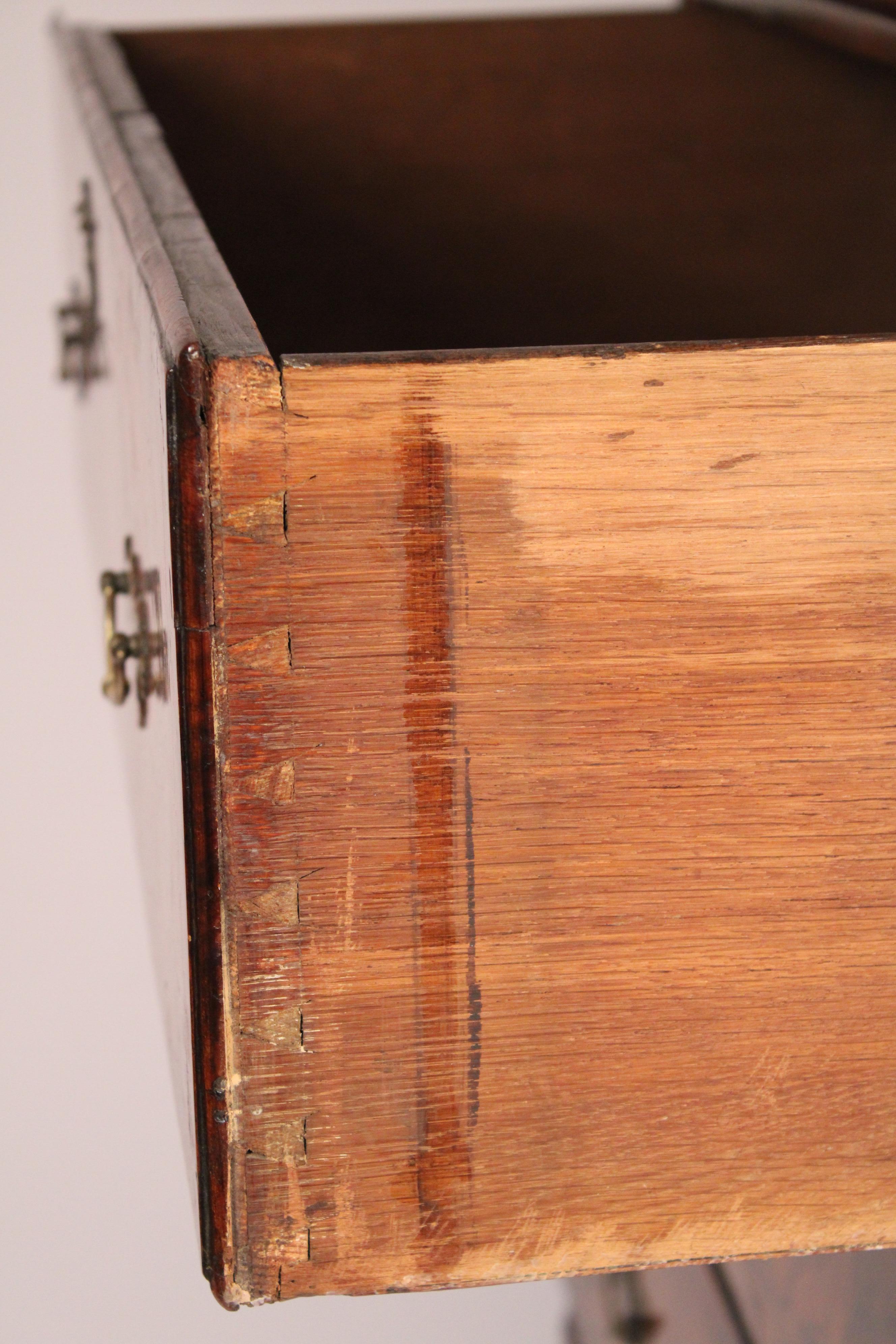 George I Burl Walnut Chest on Chest 6