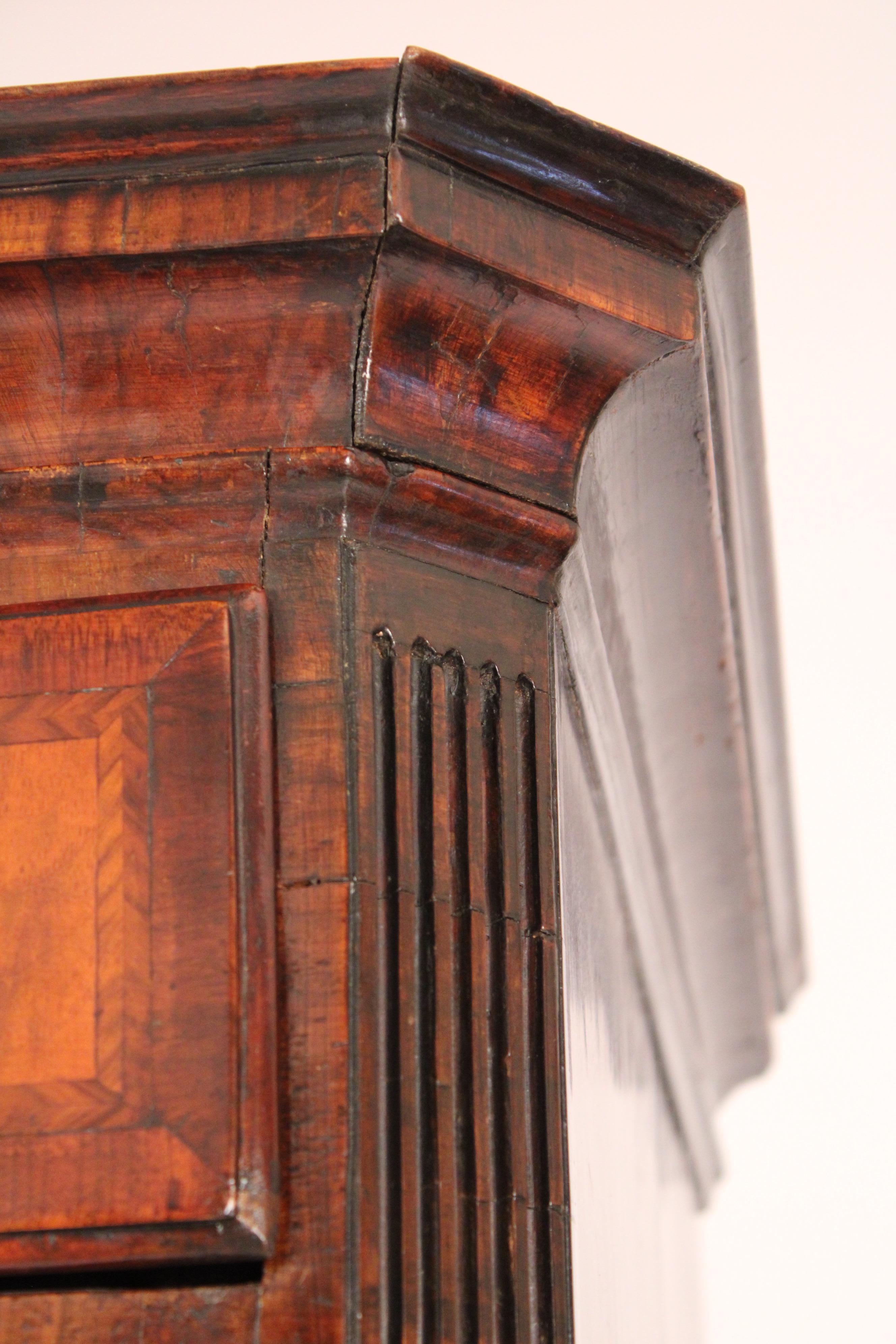 George I Burl Walnut Chest on Chest 2