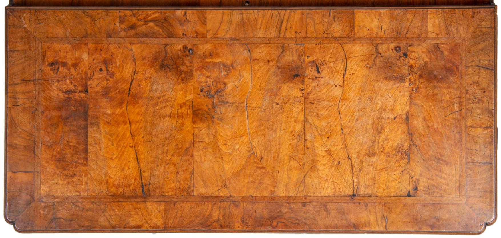 George I Burr Walnut Batchelors Chest, circa 1700 2