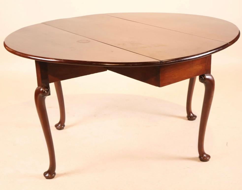 Table à abattant George III en acajou 1