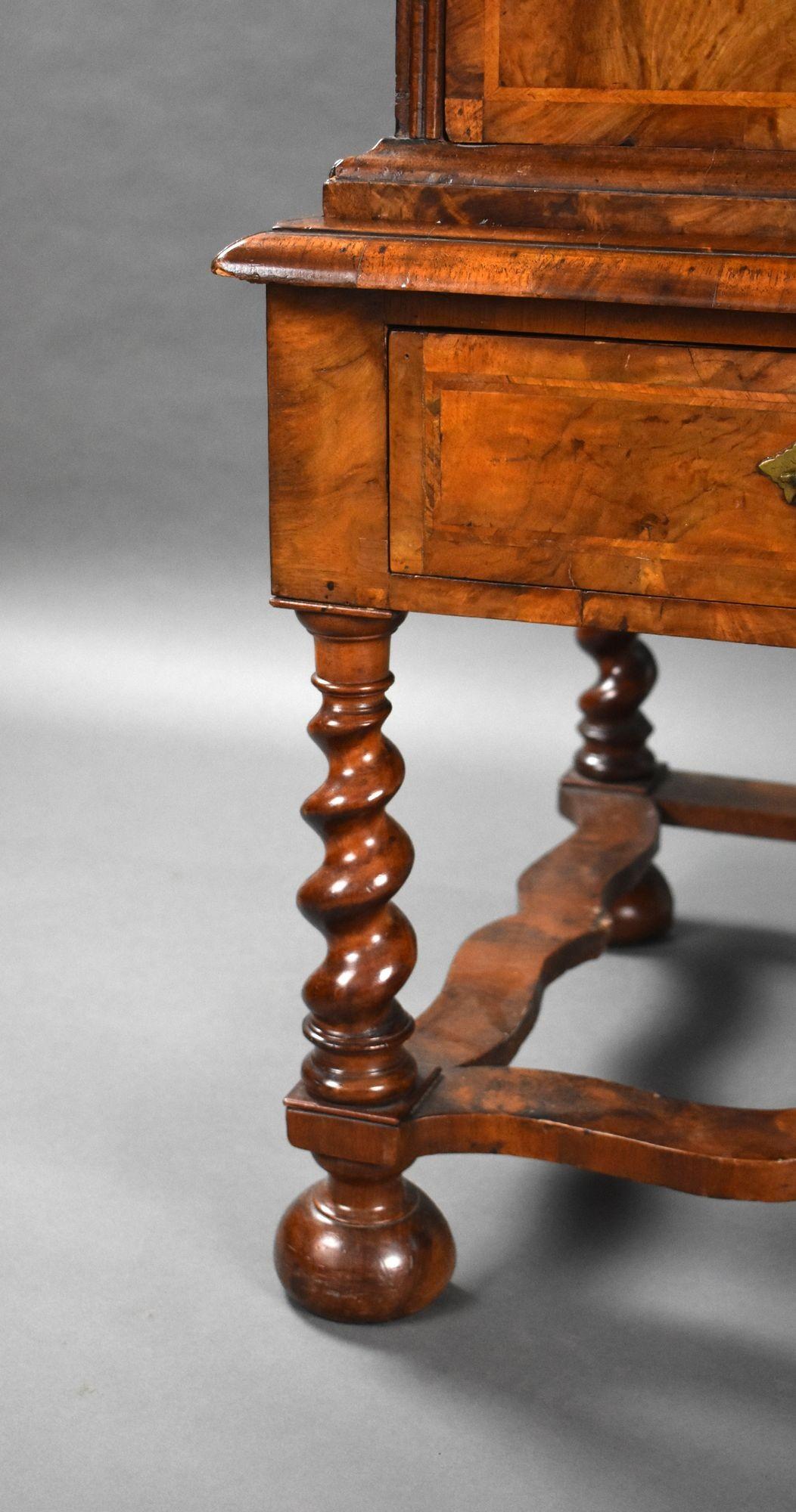 George I Figured Walnut Chest on Stand 2