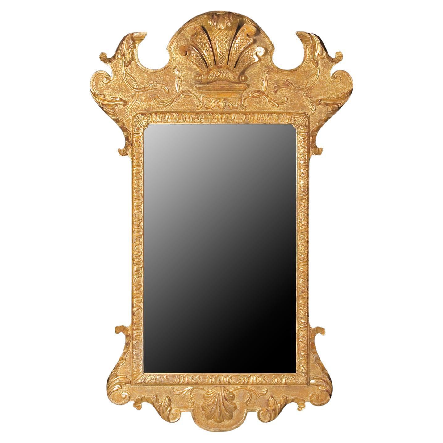 George I Gilt Gesso Pier Mirror