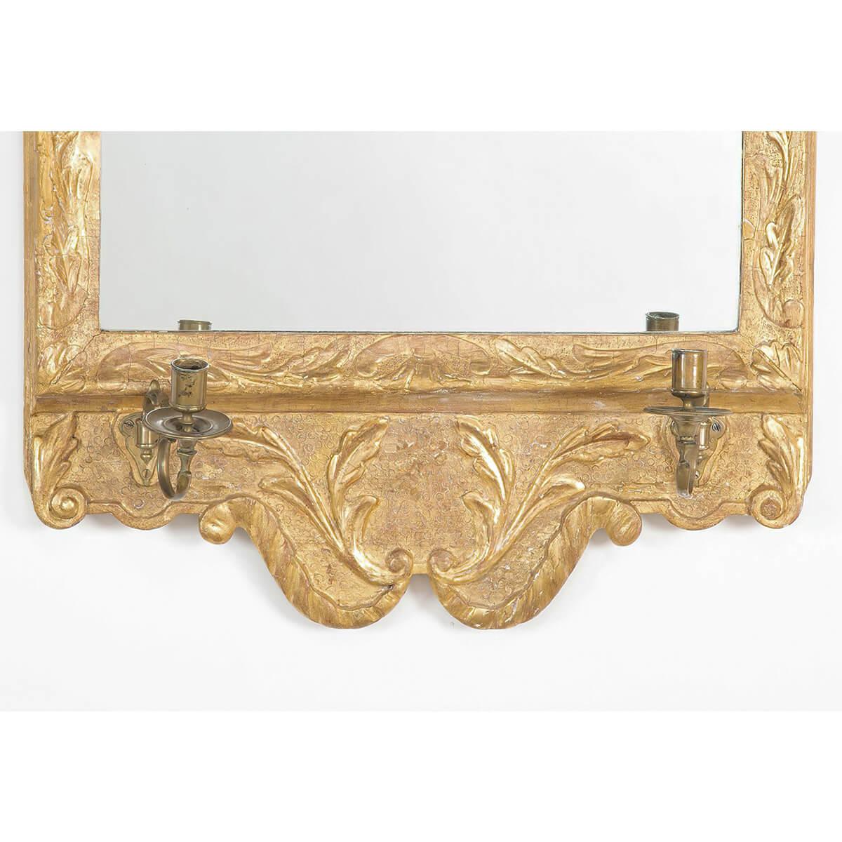 George I Gilt Mirror In Fair Condition In Westwood, NJ