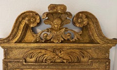 George I-II Carved Giltwood Mirror, In the Palladian Manner of William Kent