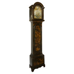Antique George I Lacquered Longcase Clock by Peregrine Tawney, London