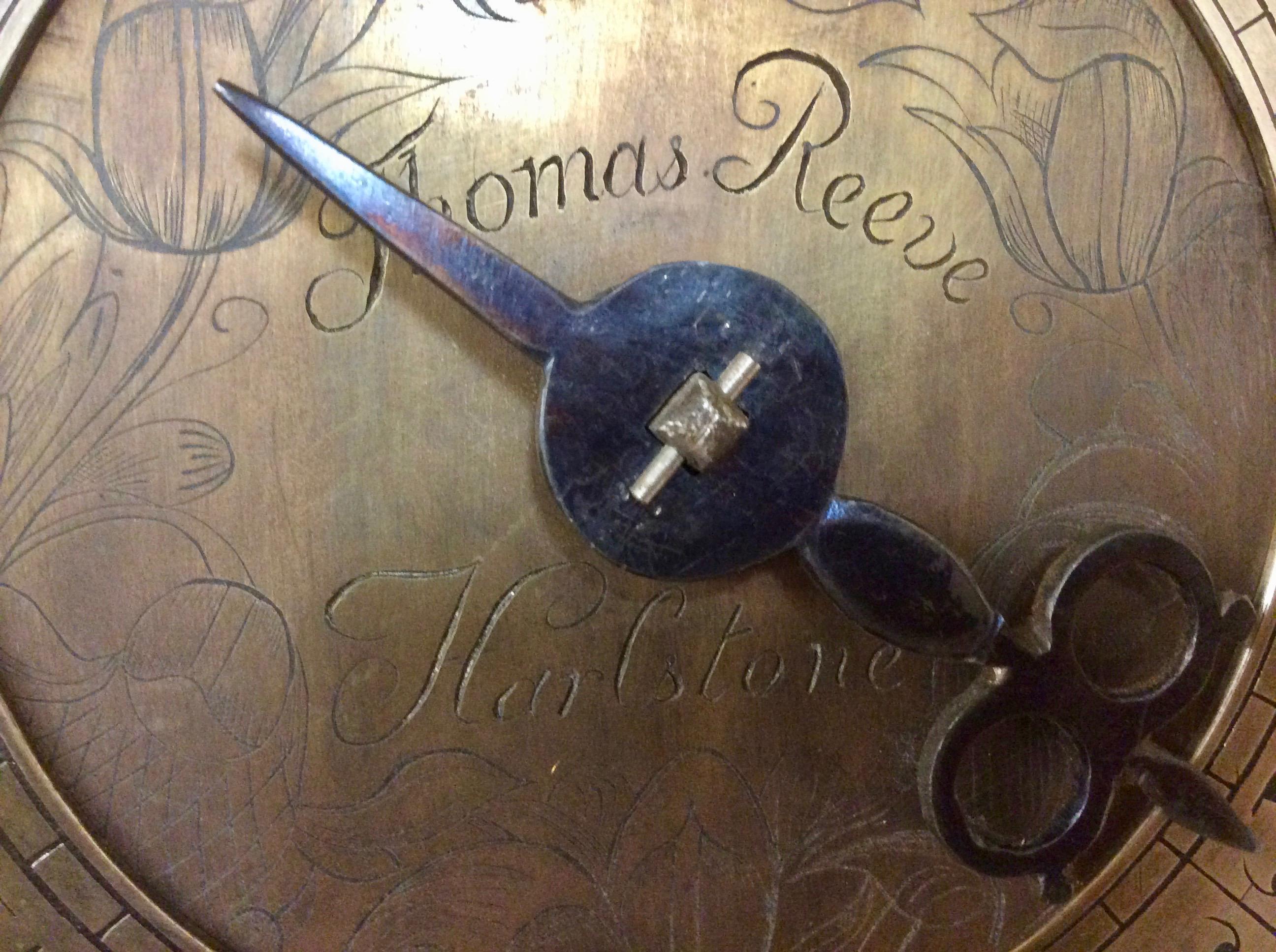 English George I Lantern Clock by Thomas Reeve, Harlestone For Sale