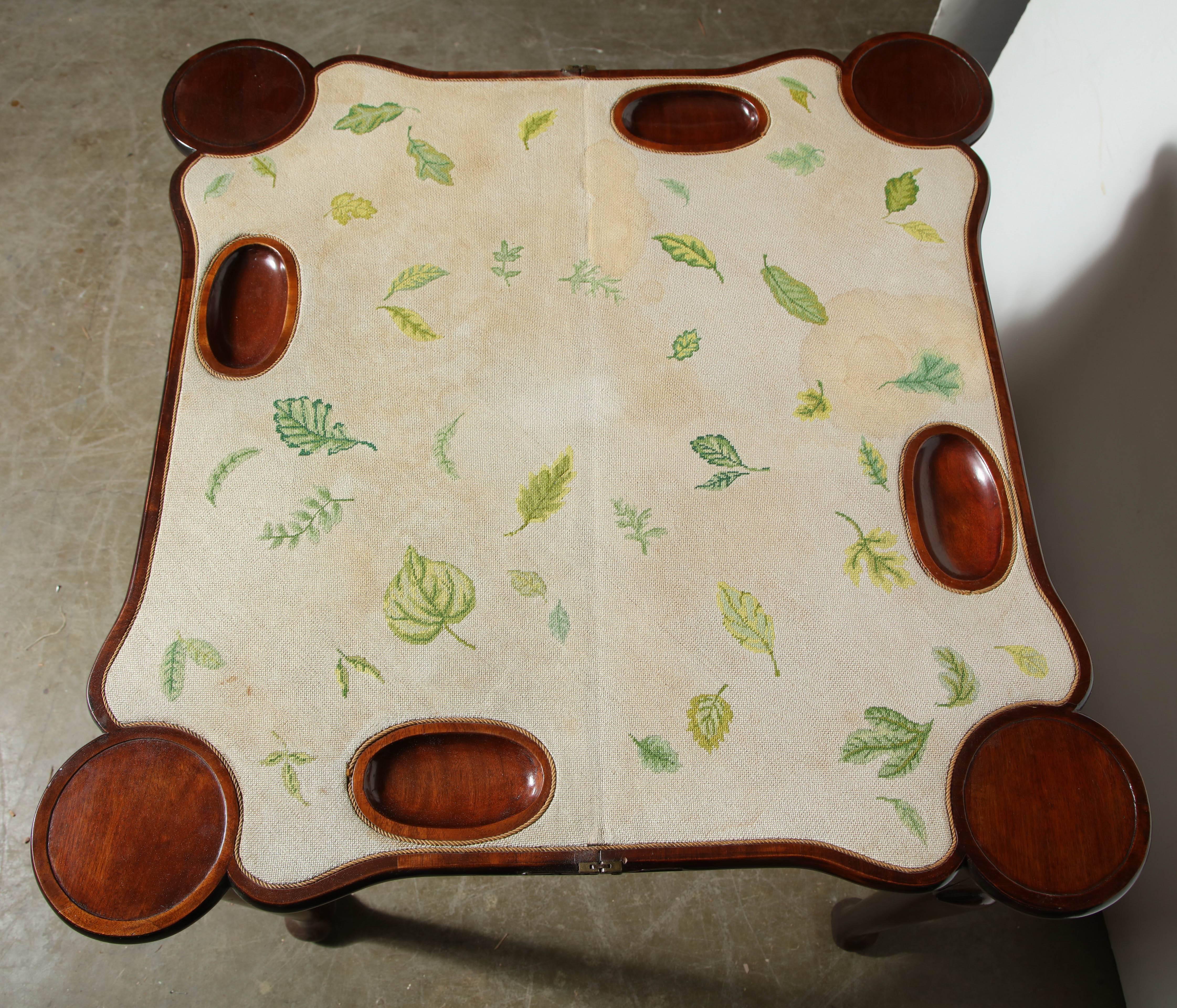 George I Mahogany Game Table 6