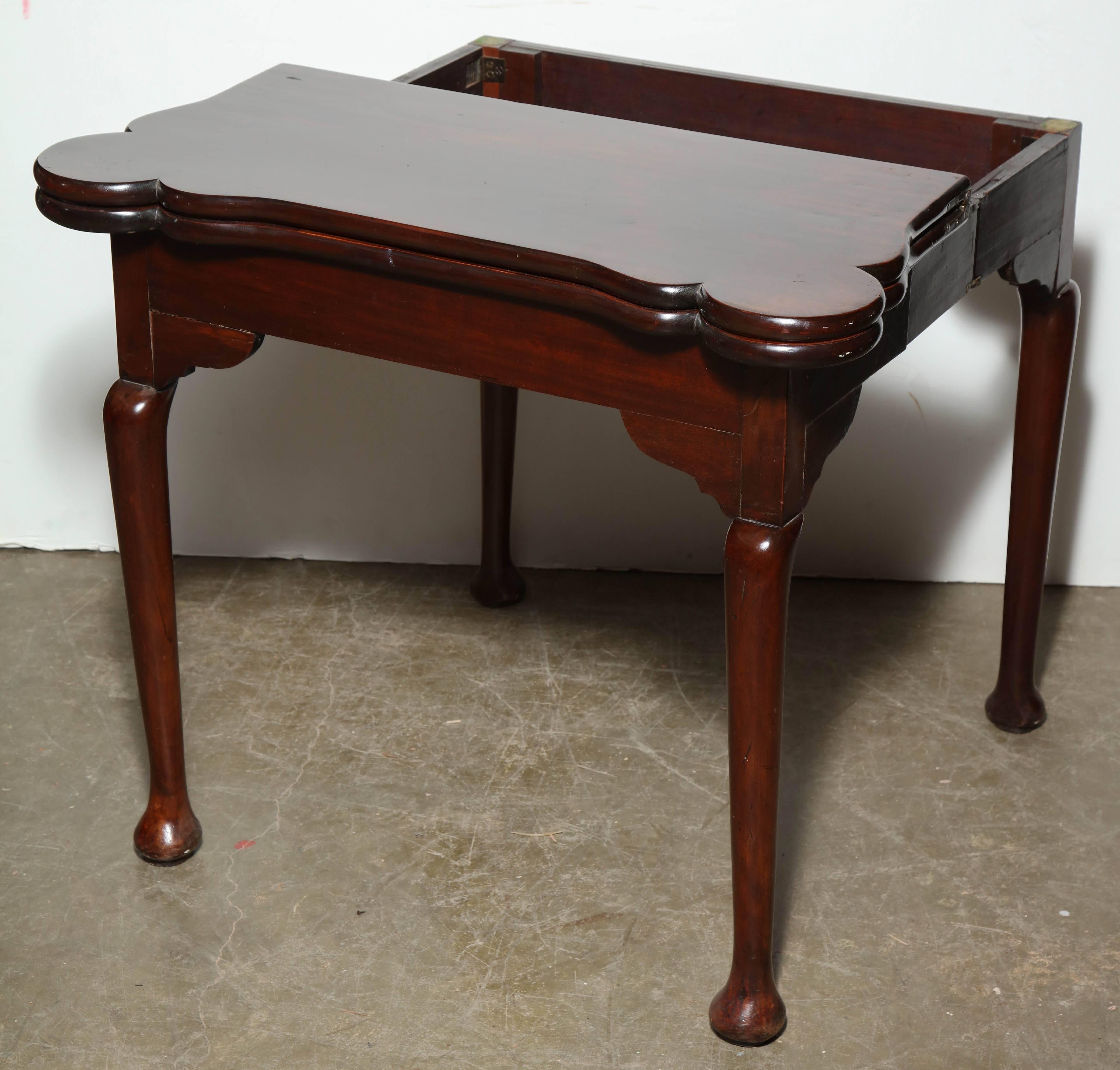 George I Mahogany Game Table 3