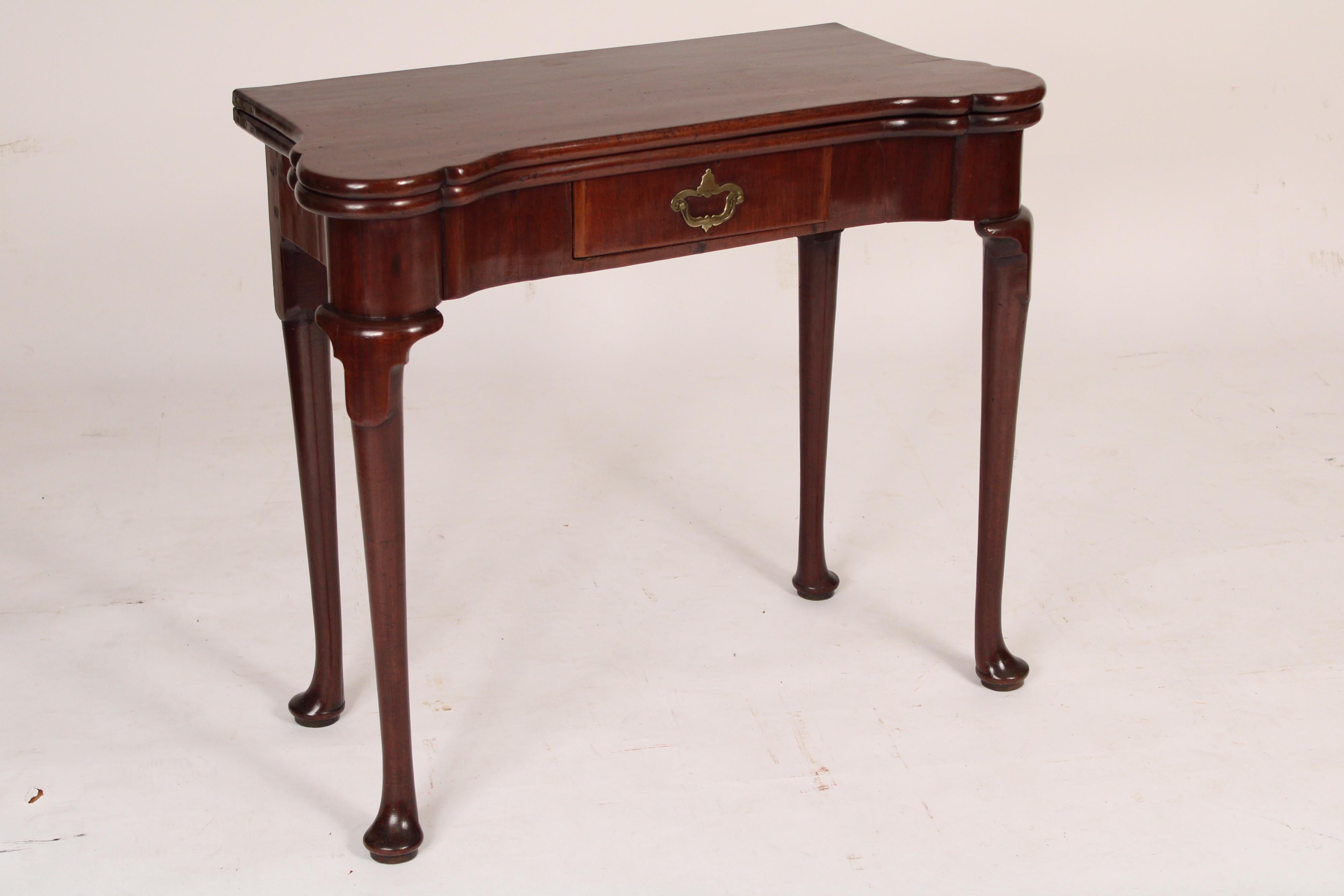 English George I Mahogany Games Table For Sale