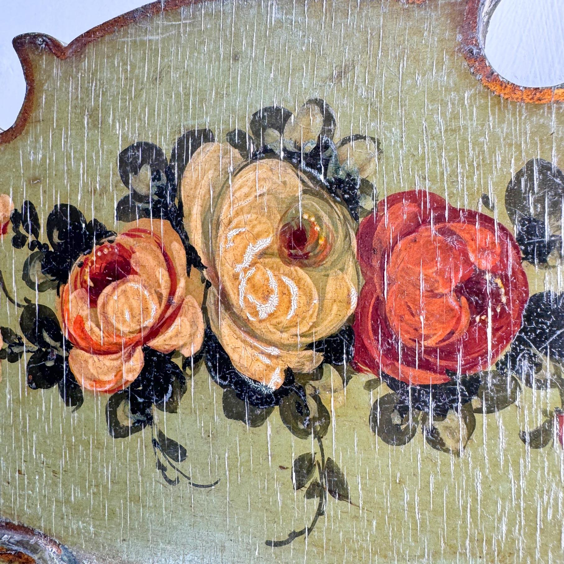 George I Painted and Gilt Wall Mirror For Sale 8