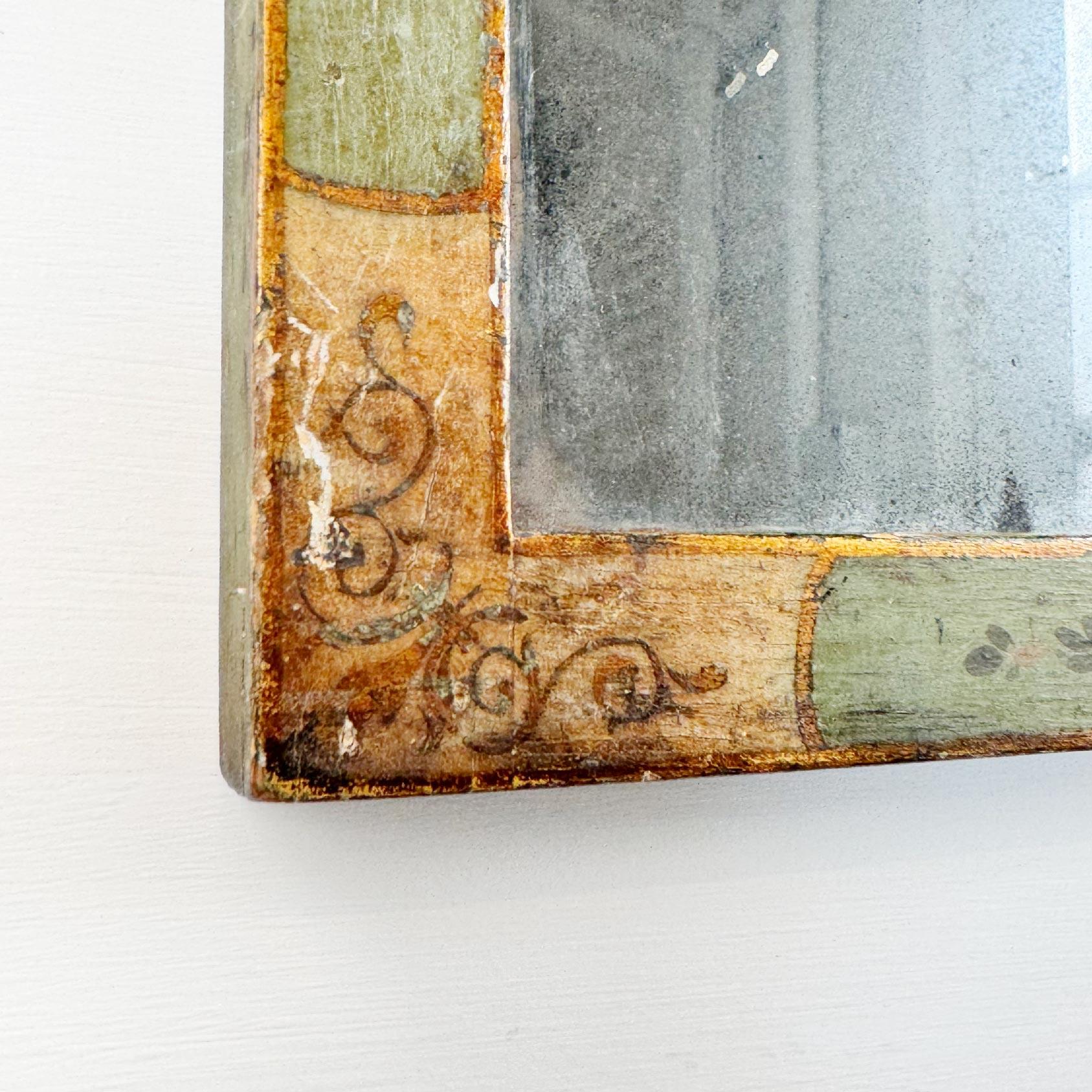 George I Painted and Gilt Wall Mirror For Sale 2