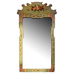 George I Painted and Gilt Wall Mirror
