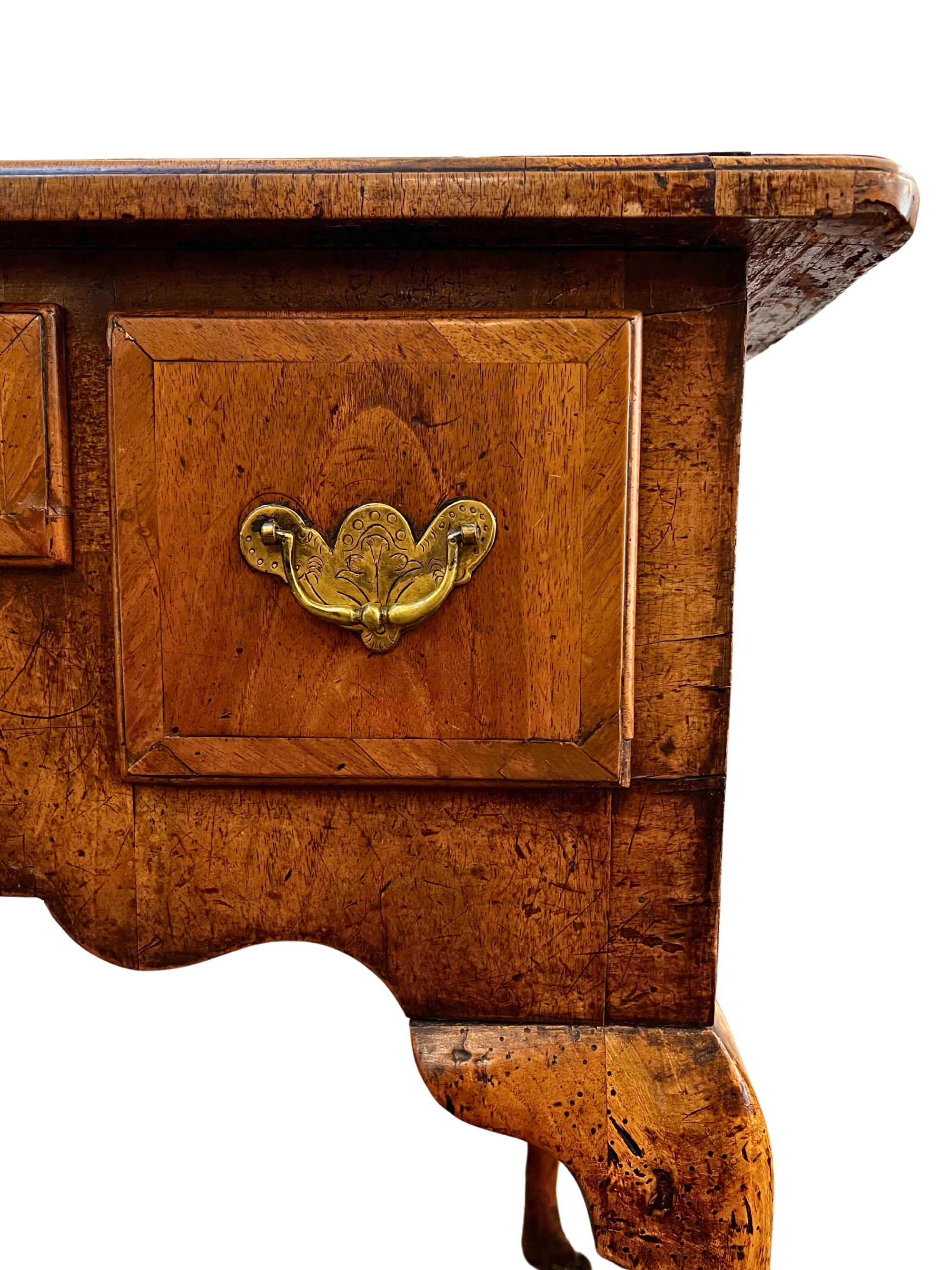 18th Century and Earlier George I-Period Walnut Lowboy For Sale