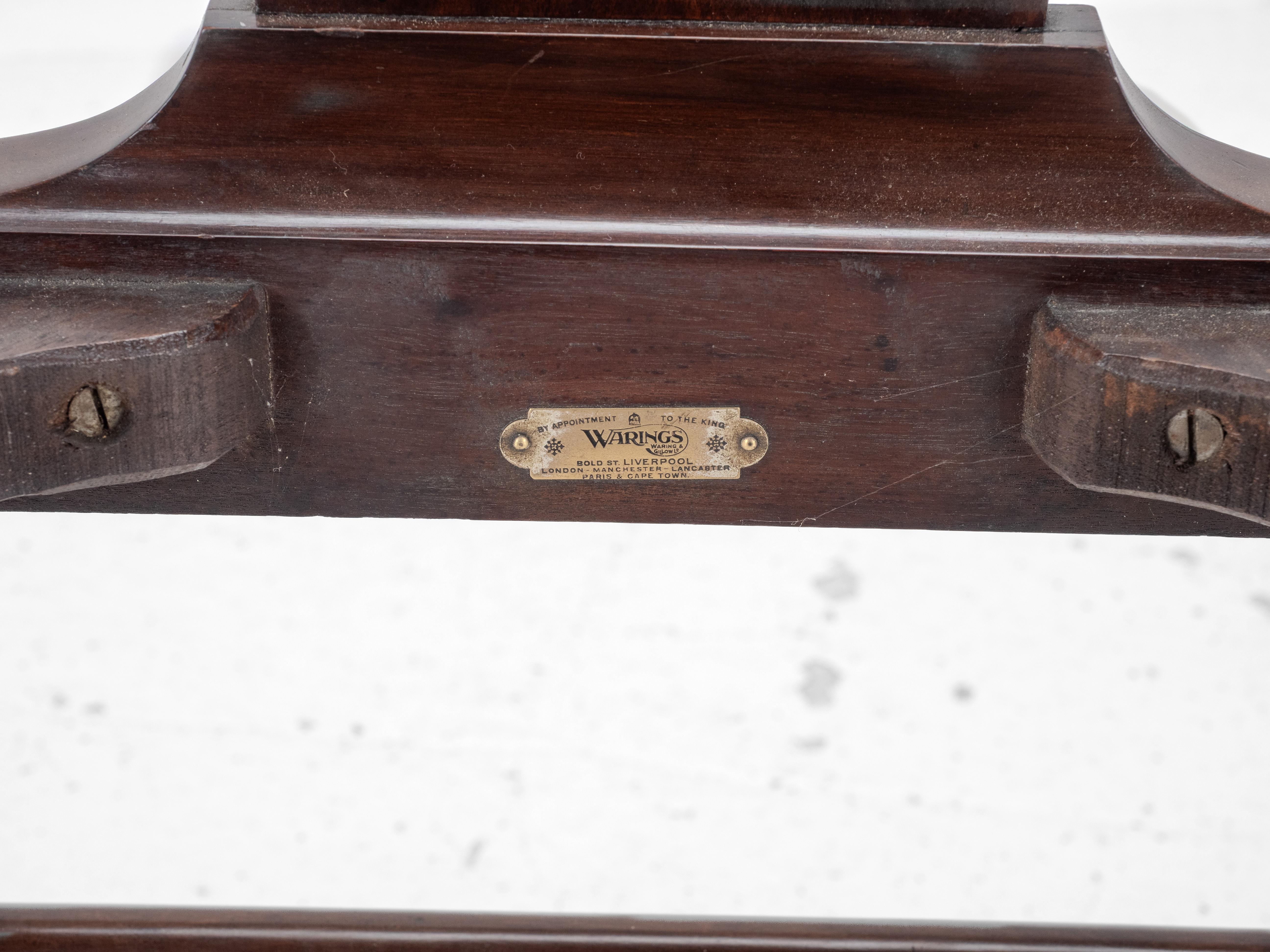 Juego de 8 sillas de comedor de caoba Jorge I / Reina Ana Waring & Gillows en venta 13