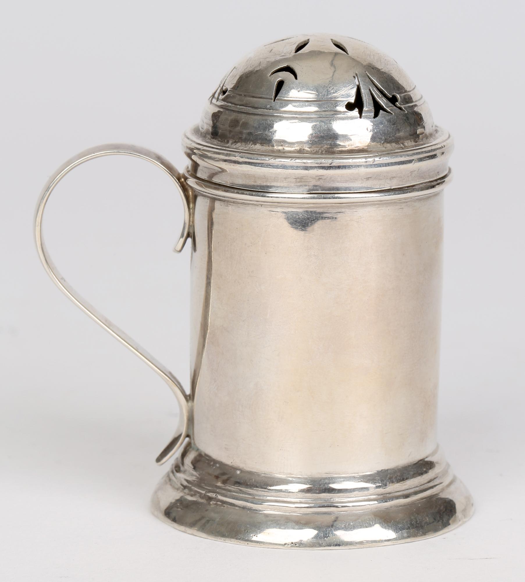 George I Silver Handled Kitchen Pepper Shaker London 1721 For Sale 1