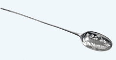 George I Silver rat-tail Mote Spoon C.1725.