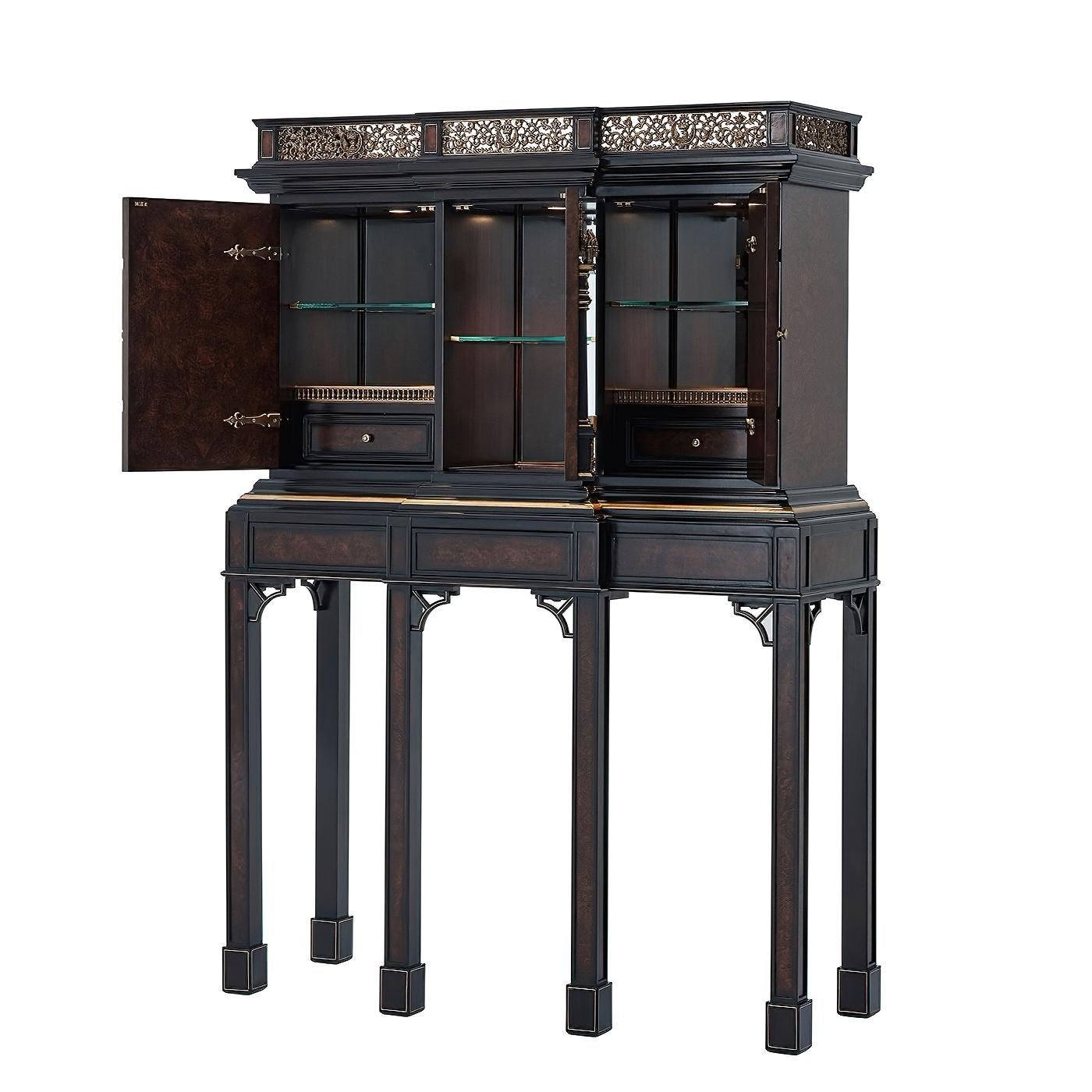 European George I Style Bar Cabinet