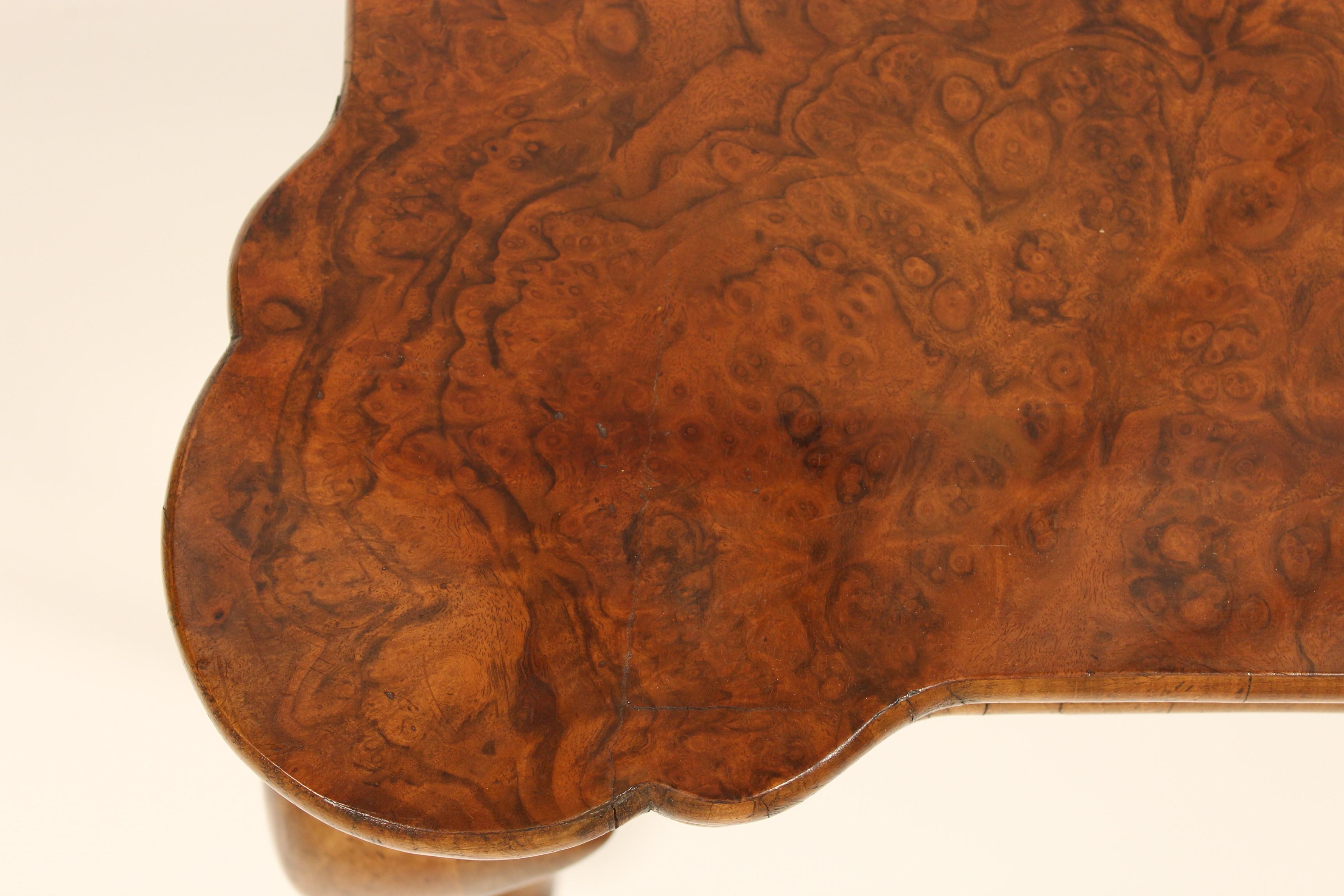 George I Style Burl Elm Concertina Action Games Table 2