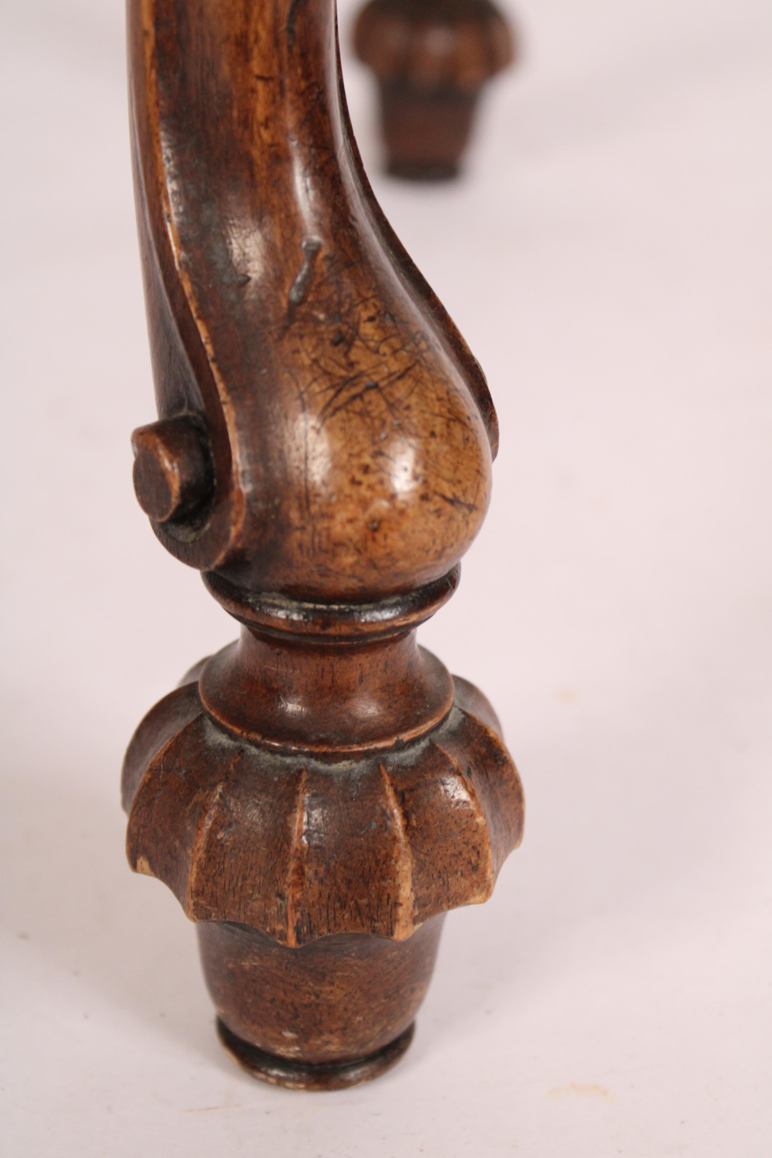 George I Style Burl Walnut and Walnut Writing table For Sale 3