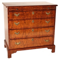 George I Style Burl Walnut bachelor's Chest