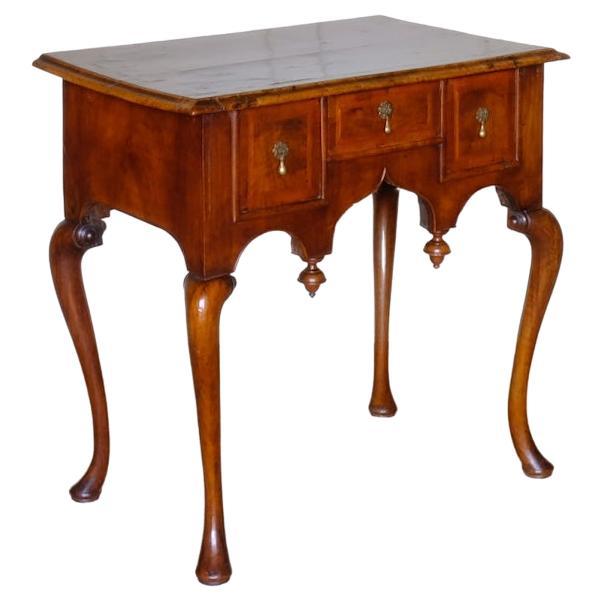 George I Walnut And Feather Banded Side Table For Sale